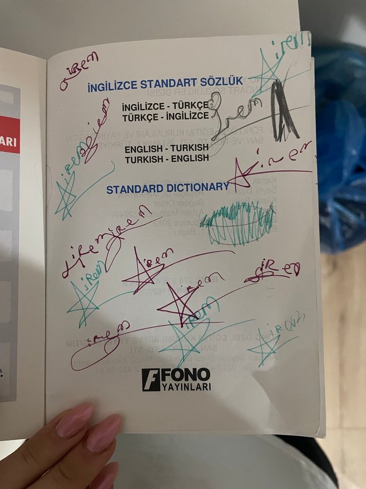 FONO İngilizce-Türkçe Standart Sözlük - Görsel 2