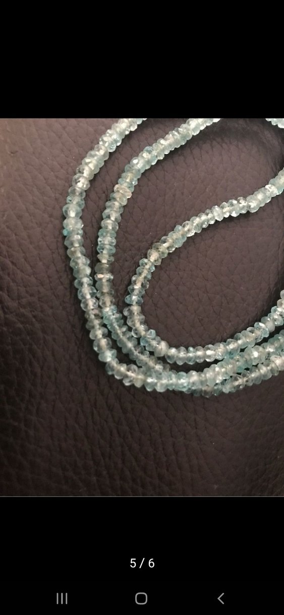 Aquamarin kolye - Görsel 4