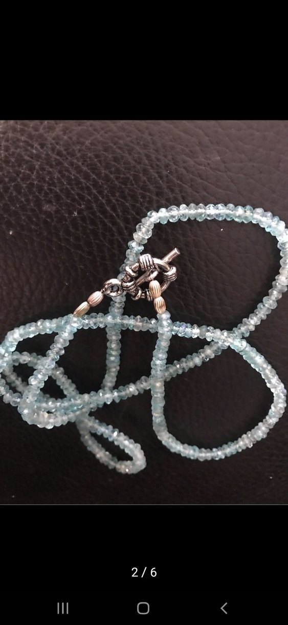 Aquamarin kolye - Görsel 2