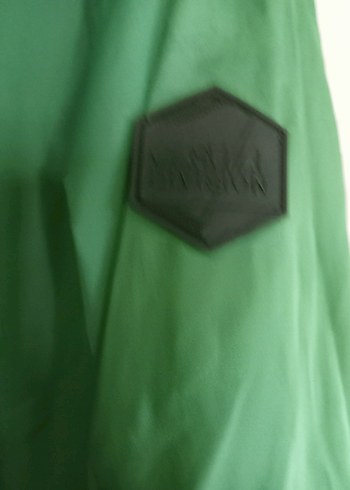 Yeşil Fermuarlı Erkek Yağmurluk - Görsel 4