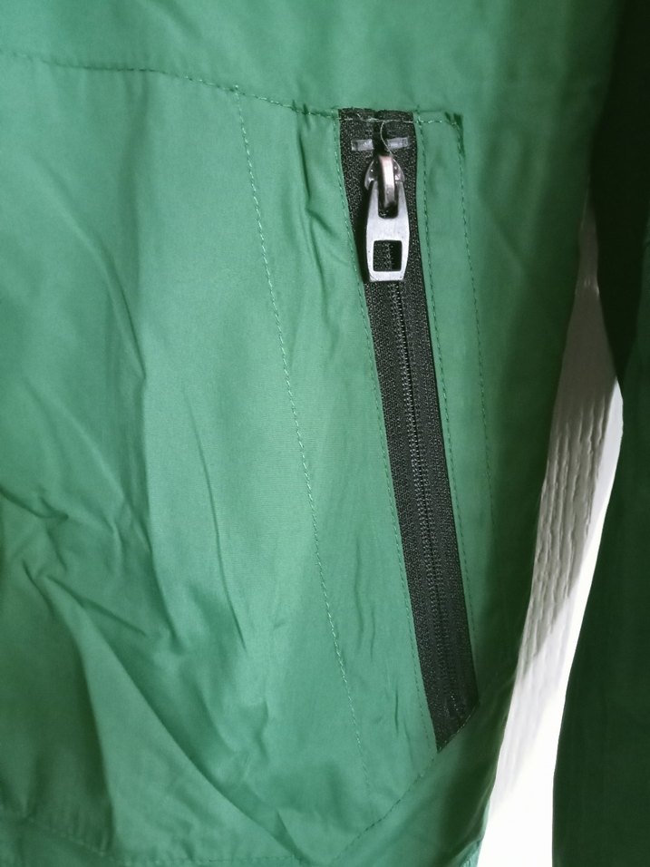 Yeşil Fermuarlı Erkek Yağmurluk - Görsel 3