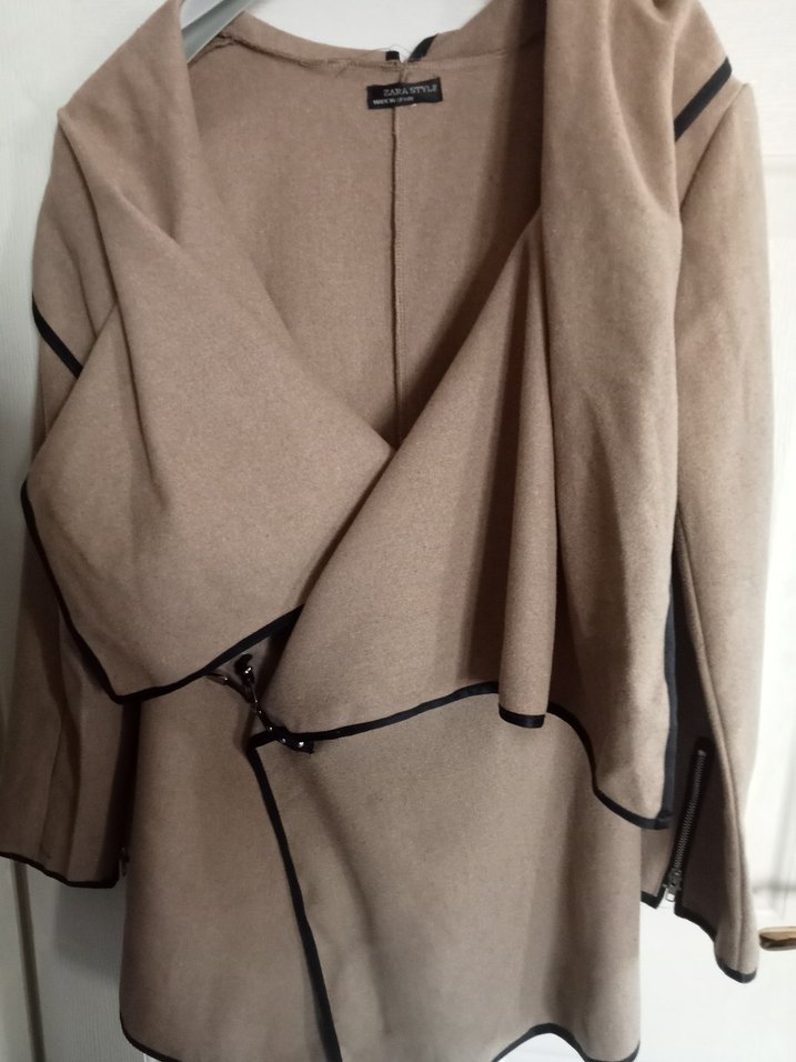 ZARA yün kaşe şal yaka hırka M ve L beden - Görsel 2