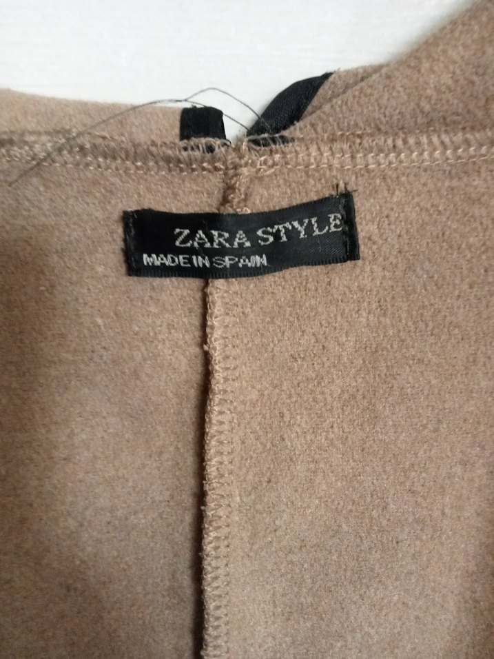 ZARA yün kaşe şal yaka hırka M ve L beden - Görsel 3