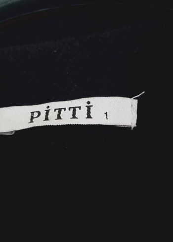 pitti uzun siyah palto kol altından 53 cm - Görsel 5