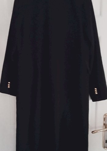 pitti uzun siyah palto kol altından 53 cm - Görsel 4