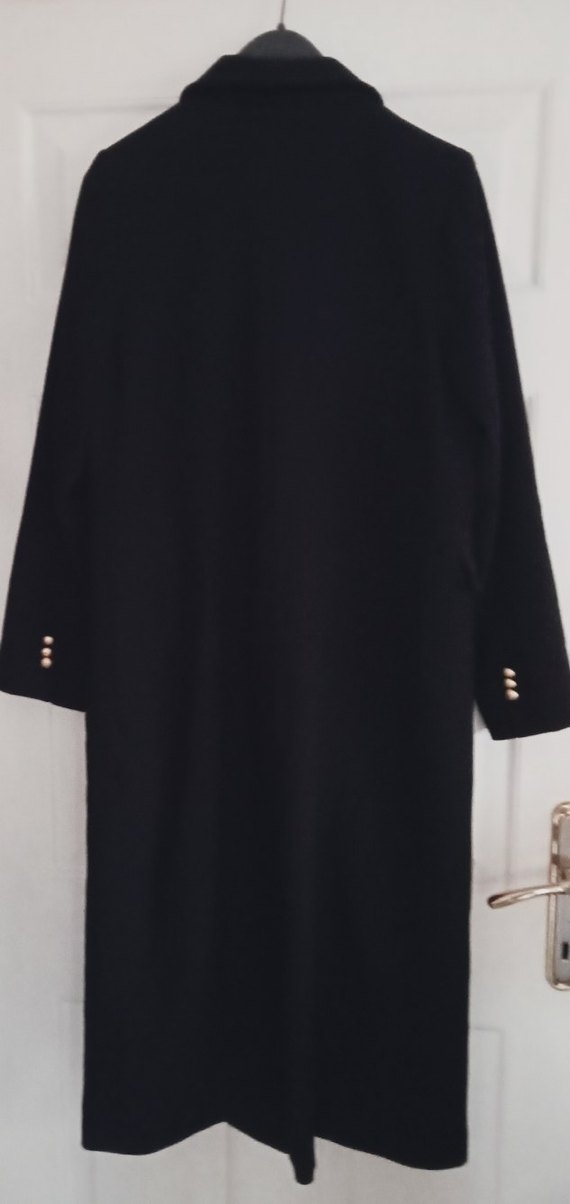 pitti uzun siyah palto kol altından 53 cm - Görsel 4