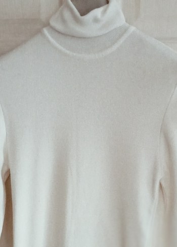 Massimo Carino Erkek Beyaz XXL Kazak - Görsel 4