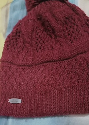 9 12 yaş ponponlu iki şapka anne kız - Görsel 3