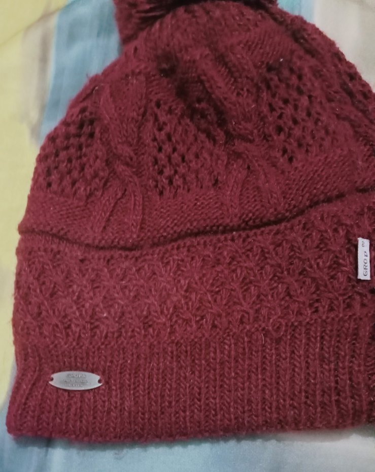 9 12 yaş ponponlu iki şapka anne kız - Görsel 3