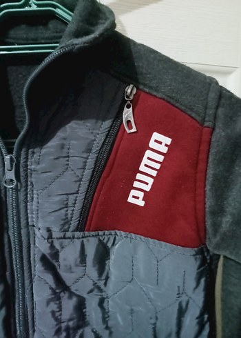 6 7 yaş puma mont hırka cepler fermuarlı erkek çocuk - Görsel 3
