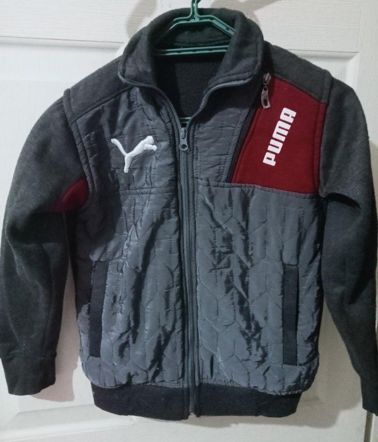 6 7 yaş puma mont hırka cepler fermuarlı erkek çocuk - Görsel 2