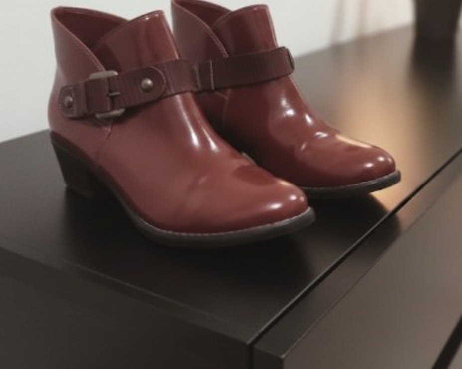 39 numara taba renk  Tokalı bayan bot - Görsel 3