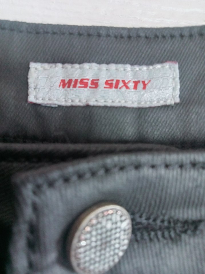 miss  sixty  M beden siyah deri görünümlü havuç  pantolon - Görsel 4