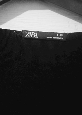 zara S ve M beden prenses kol triko kare yaka bluz - Görsel 7