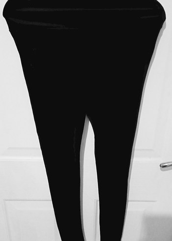 ashion Smith S beden sıfır siyah kadife tayt - Görsel 4