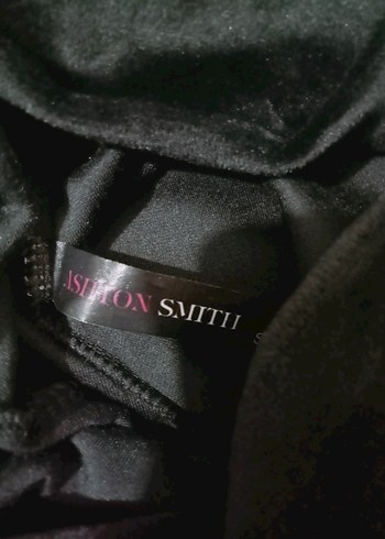 ashion Smith S beden sıfır siyah kadife tayt - Görsel 7