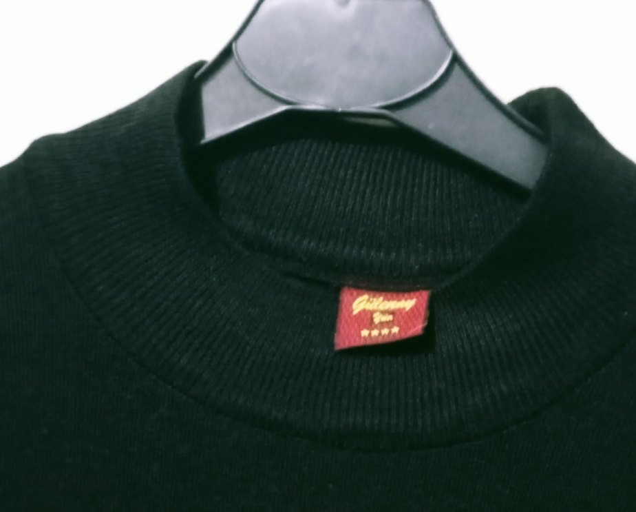 Gülenay XXL erkek yarım balıkçı yaka siyah yün kazak - Görsel 5