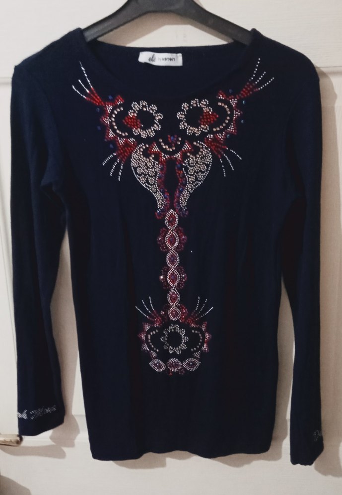 koton S ve M beden taş detaylı ttiko kazak - Görsel 2