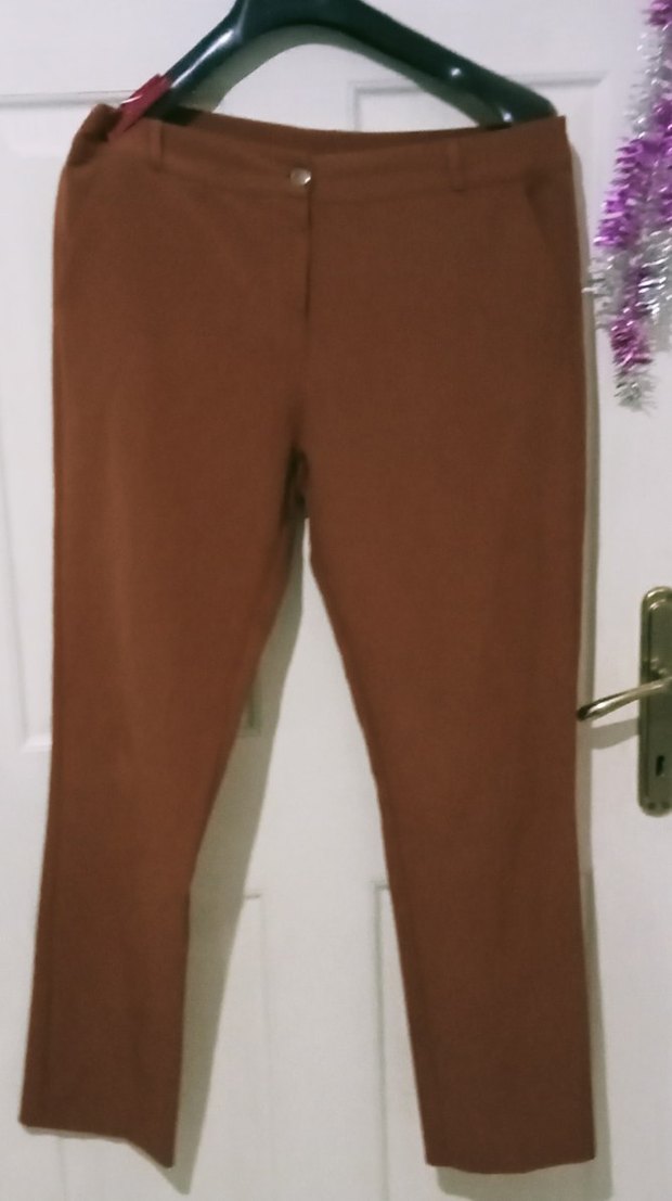 supre 48 beden bayan cepli esnek pantolon  - Görsel 4