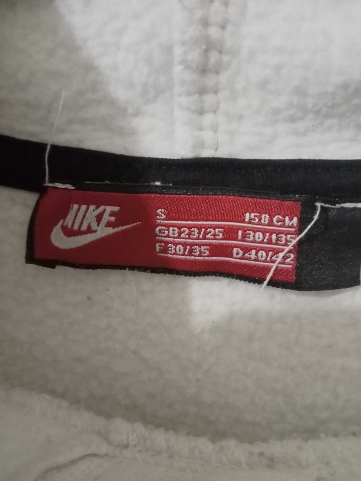 Nike S ve M beden kapşonlu polar sweatshirt - Görsel 2