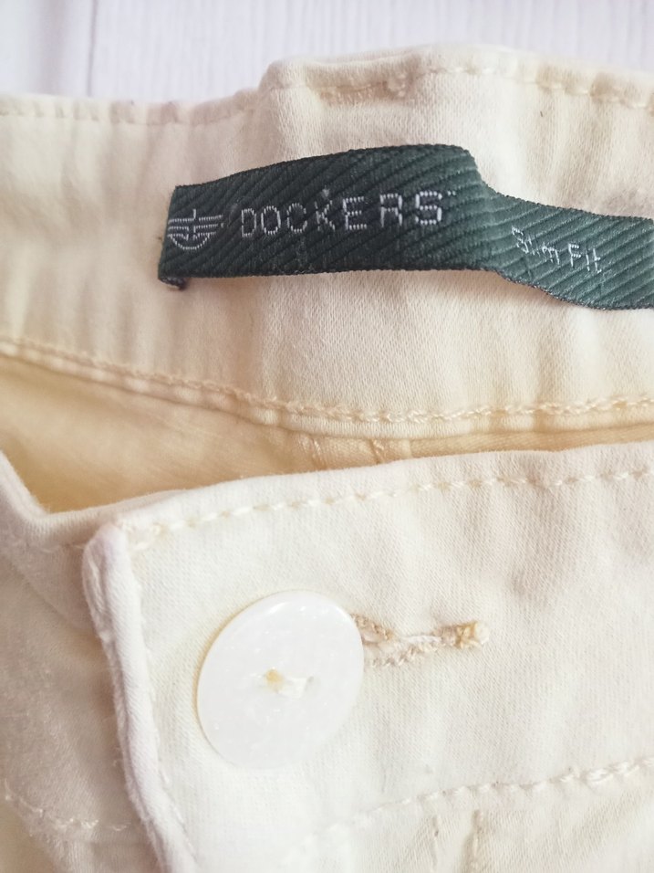 Dockers L beden esnek diz kapak altı boy kapri boy - Görsel 2