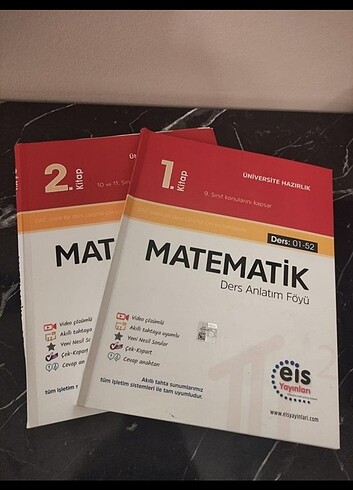 Matematik 1 ve matematik 2 eis konu anlatımı seti 