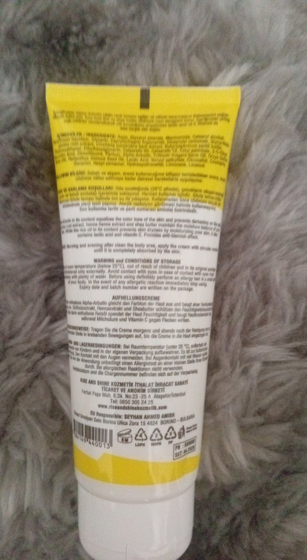 RS Beyazlatıcı Vücut Kremi 100 ml - Görsel 3