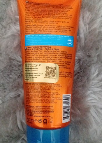 Diğer Bioxcin Çocuk Güneş Losyonu SPF 50+