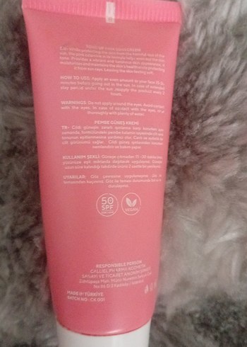 Diğer Calliel Tone Up Pink Gunes Kremi 50SPF