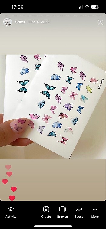 Tırnak Stiker