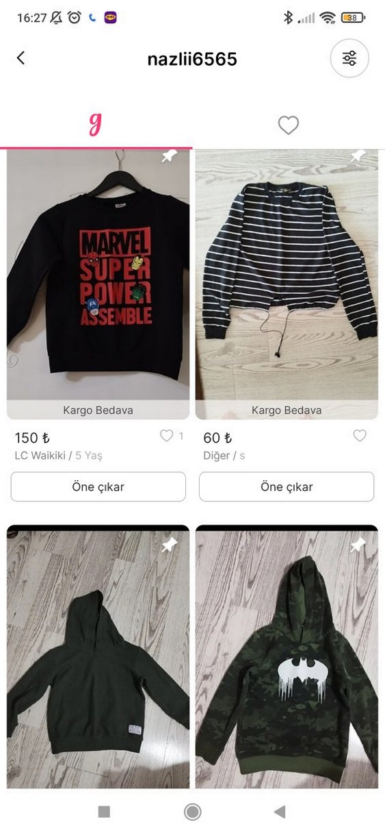 tişört sweat mont ayakkabi - Görsel 2