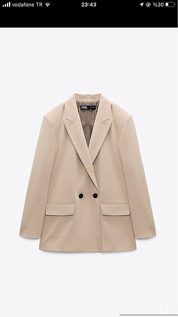 Zara oversize blazer ceket m beden