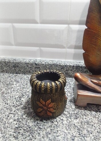 Diğer Yogocu kız 2 adet mumluk takim