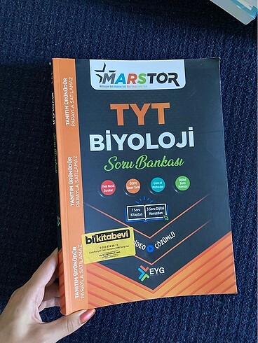 EYG yayınları tyt biyoloji soru bankası