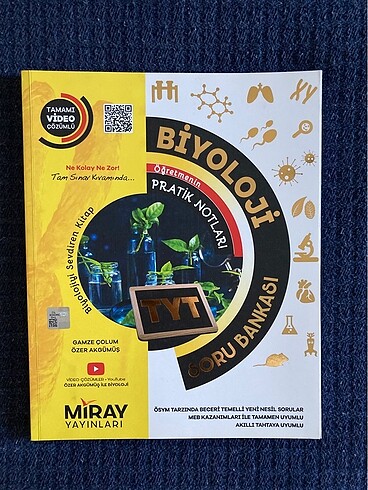 Miray yayınları tyt biyoloji soru bankası