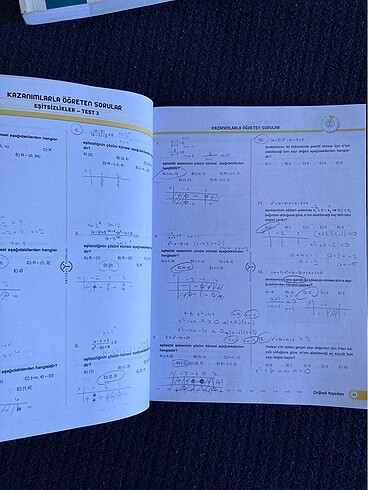 Beden Renk Orijinal matematik ayt soru bankası