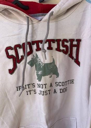 xs Beden Baskılı Kapüşonlu Kadın Sweatshirt