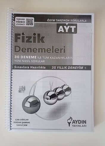 aydın ayt fizik branş denemesi 