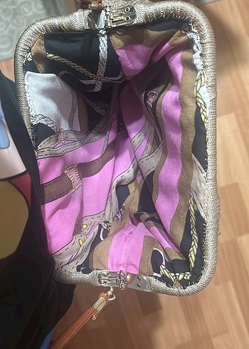 Gri Örgü Kadın Portföy Çanta - Görsel 3