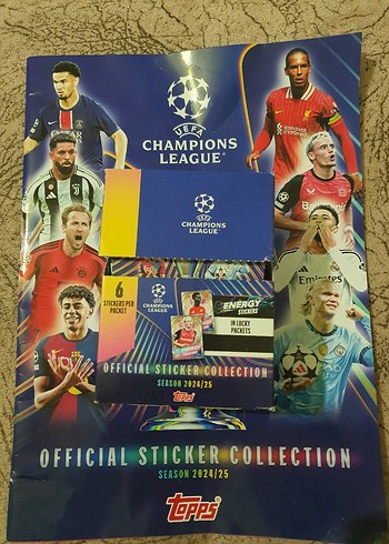 topps 24/25 504 sticker + albüm