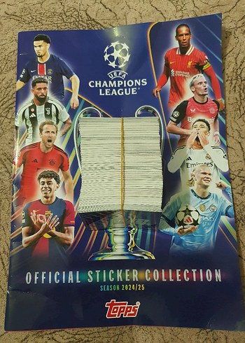 topps 24/25 504 sticker + albüm