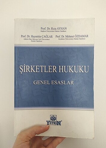 ŞİRKETLER HUKUKU-RIZA AYHAN