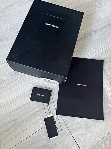 Saint Laurent kutu poşet