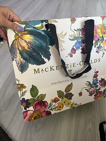  Beden Mackenzie Childs karton poşet