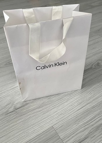Calvin Klein Calvin Klein Beyaz karton poşet