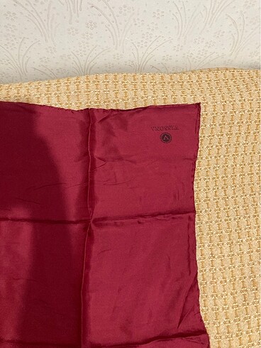 bordo twill ipek eşarp
