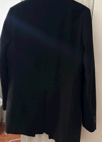 Düğmeli Siyah Erkek kale kaban - Görsel 4