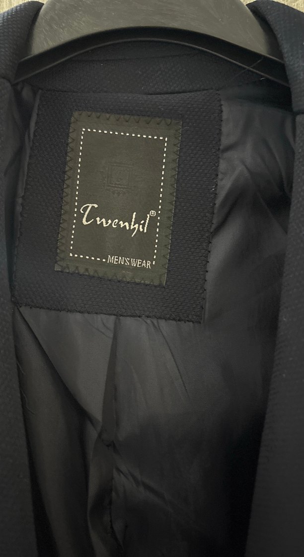 Düğmeli lacivert Erkek Takım Ceketi - Görsel 2