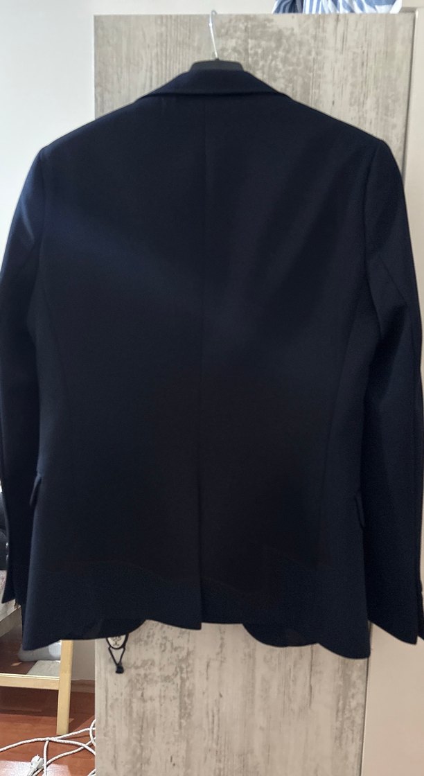 Düğmeli lacivert Erkek Takım Ceketi - Görsel 5