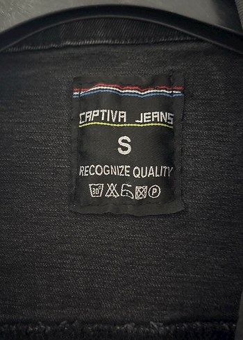 Siyah Düğmeli Denim Ceket - Görsel 2